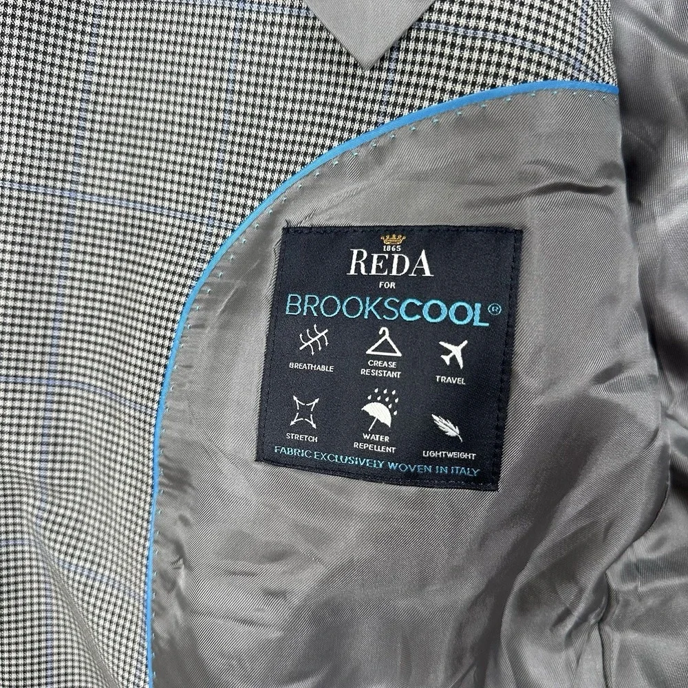 Brooks Brothers Blazer Mens 44 Windowpane Regent Reda Wool Brookscool Travel